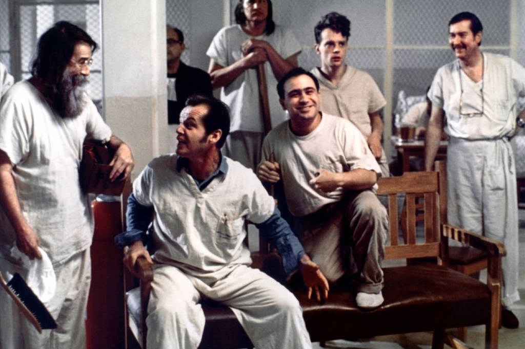 Cinquante ans d'aventure psychiatrique vus par Boris Cyrulnik, Les âmes blessées, par une image extraite du film Vol au-dessus d'un nid de coucou