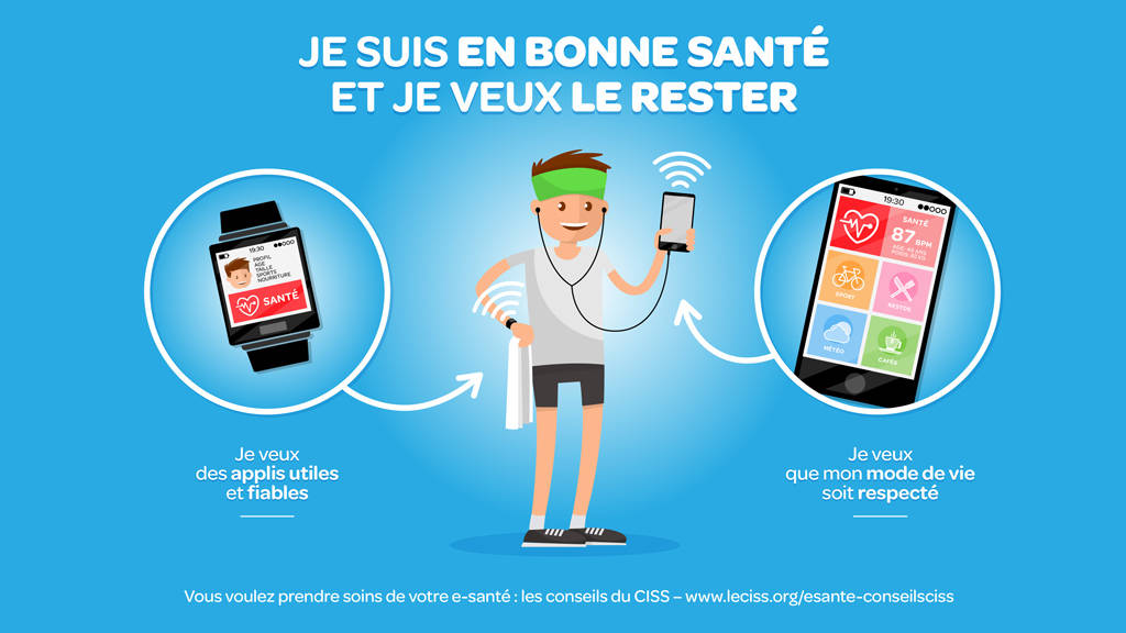 Applis e-santé : conseils du CISS