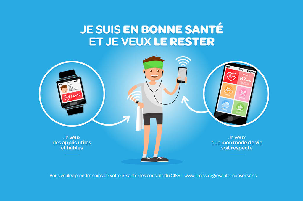 Applis e-santé : conseils du CISS