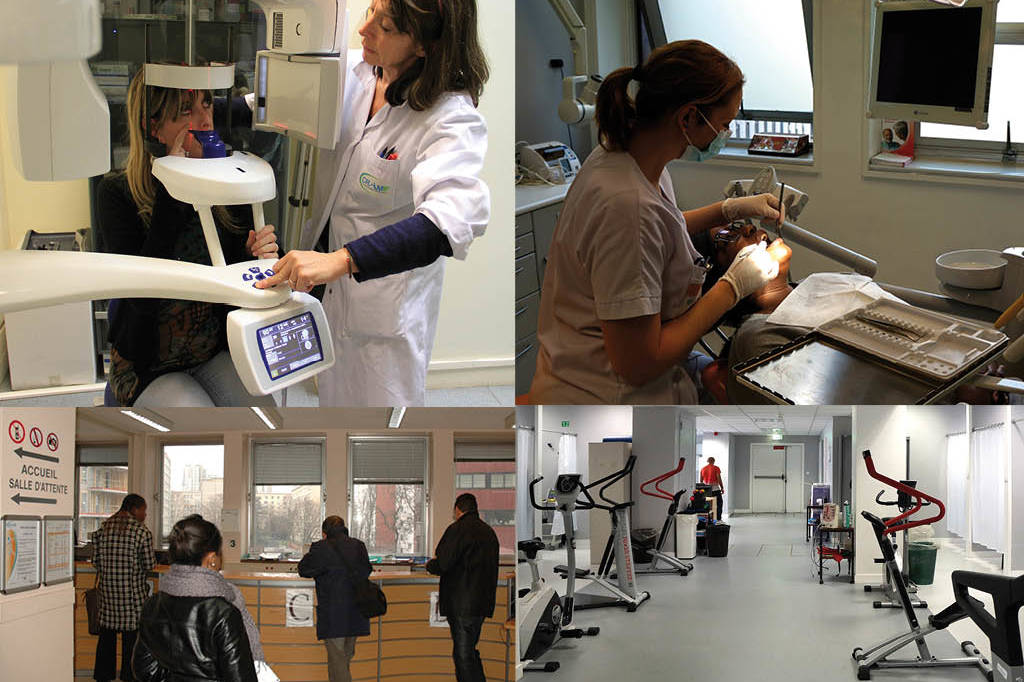 Visite du centre de santé CRAMIF à Paris 19ème (Stalingrad)