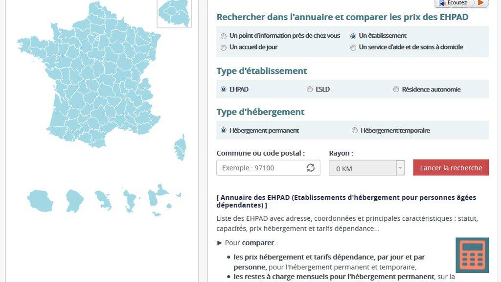 comparateur maisons de retraites