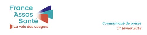 en-tête communiqué de France Assos Santé 01 02 2018