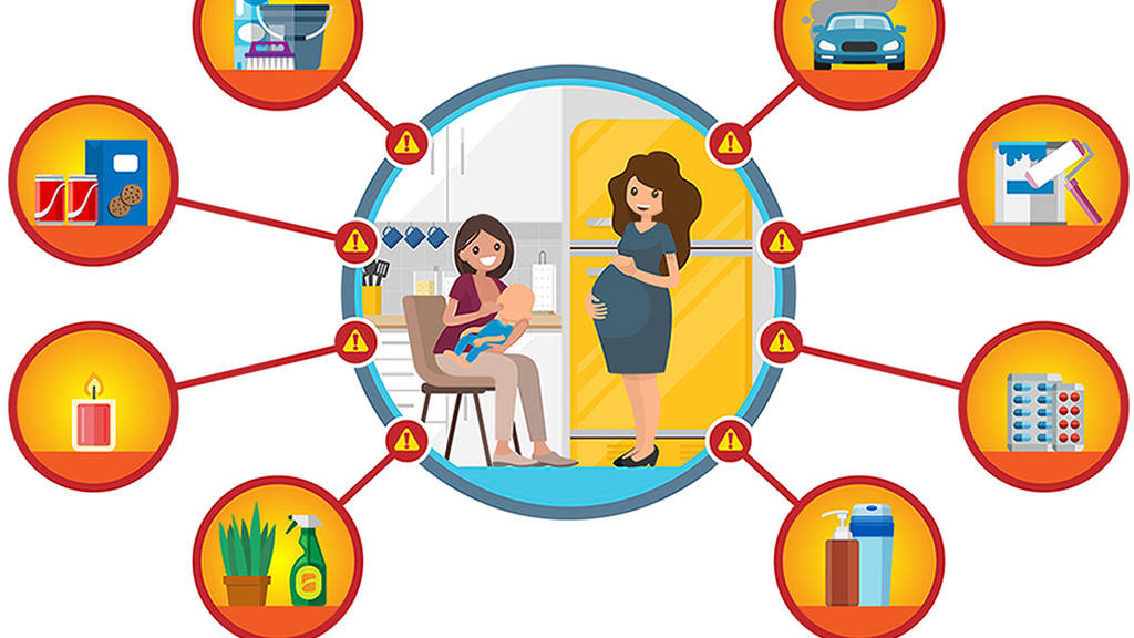 Femmes enceintes et b&eacute;b&eacute;s : attention aux produits chimiques et aux PE