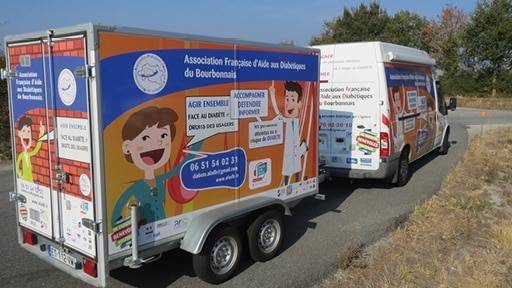 Camion itin&eacute;rant diab&egrave;te dans l'Allier