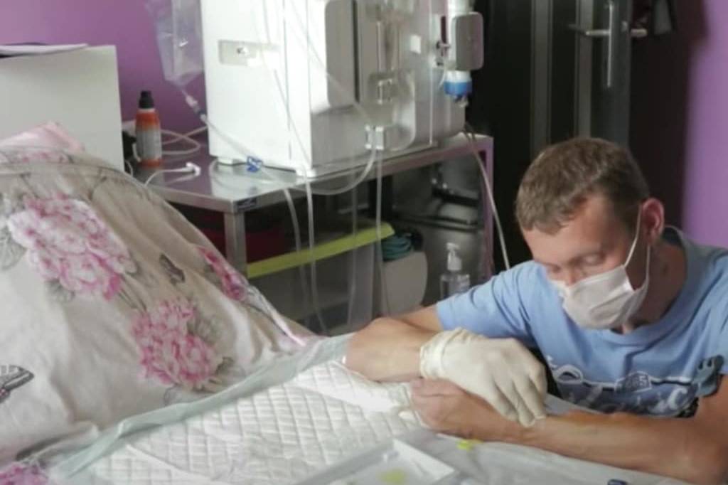 Piqûre hémodialyse à domicile